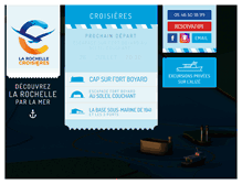 Tablet Screenshot of larochelle-croisieres.com